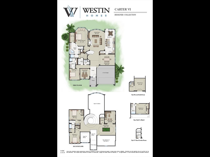 Carter Vi Plan Westin Homes Santa Rita Ranch Austin